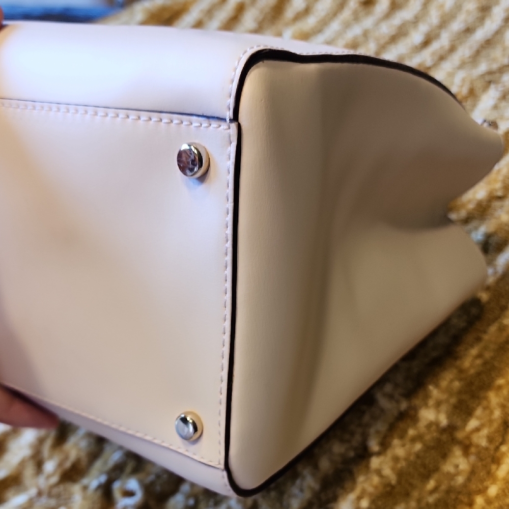 Kate Spade LIKE NEW Purse Satchel Medium Tote Bone White Cream - Picture 12 of 14